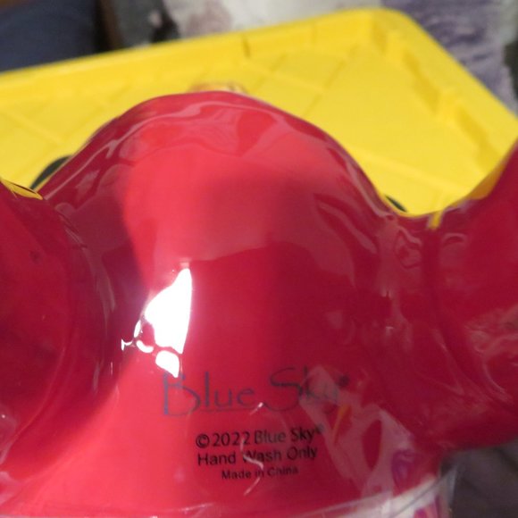 Rare Blue Sky Clayworks Dachshund 13' Large Cookie Jar Holiday - Picture 4 of 7